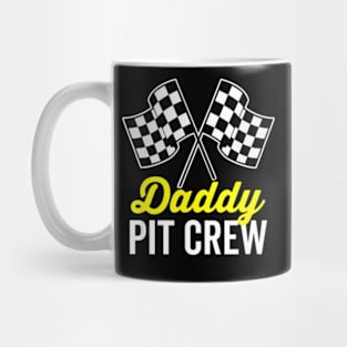 Daddy Pit Crew Shirt for Racing Party Costume (Dark) Mug